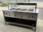 Preview: Mobile Warmhaltestation Edelstahl Buffetwagen Speisenausgabe 4 Becken Glasaufsatz (gebraucht)