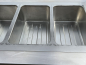 Preview: Mobile Warmhaltestation Edelstahl Buffetwagen Speisenausgabe 4 Becken Glasaufsatz (gebraucht)