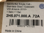 Preview: 2H5071000A Silver Metallic Design Double Tube Rail VW Amarok 2010- NEW