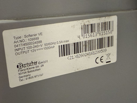 MEIKO EcoStar 545 D Hauben-Spülmaschine ES 545D-M inkl. Bartscher Wasser-Enthärtungsanlage WEH1350 (gebraucht)