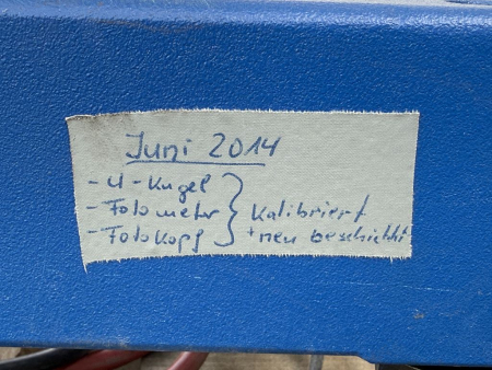 Preview: LMT Ulbricht-Kugel Integrationskugel Messsystem FMK + 3 Kugeln + Messschrank mit Messgeräten (gebraucht)