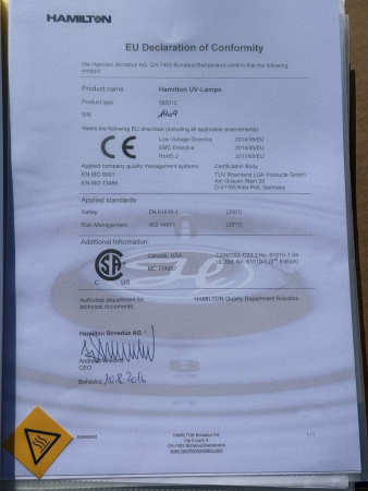 Hamilton Microlab STARlet Laborautomationssystem ML_STAR 830502 104E (gebraucht)