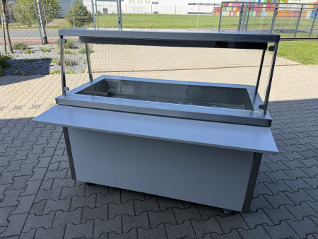 Preview: Scholl Buffetwagen Mobile Warmausgabe Speisenausgabewagen S0410 400V (gebraucht)