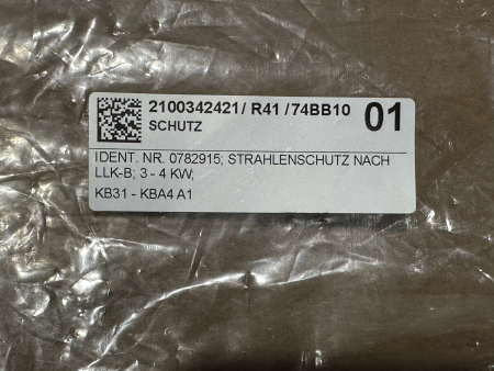 Preview: TRUMPF HAAS-LASER Strahlschutz B Lasereinheit Typ 12-11-59-00/00 782938 (neu)