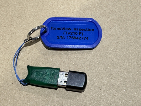 Preview: Olympus TomoView Inspection Software TV210-F USB Dongle + Kabel gebraucht