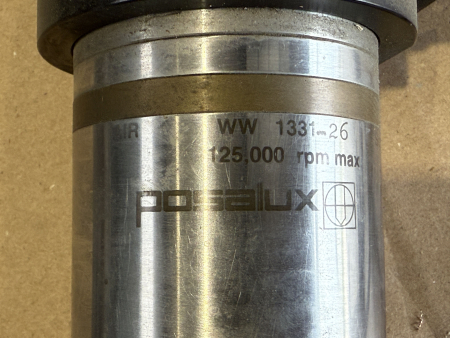 Preview: Posalux WW 1331-26 Industrie-Spindel 125.000 rpm max gebraucht