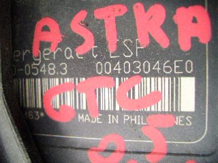 Preview: ABS ESP unit Opel Zafira, Astra H 13213610 AL 13213610AL 10.0206-0206.4 10020602064