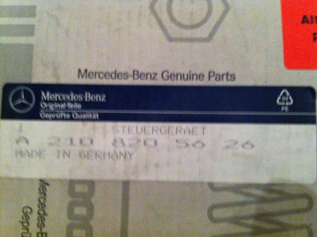 LU controller GSM / RDS-TMC telematics A2108205626 NEW