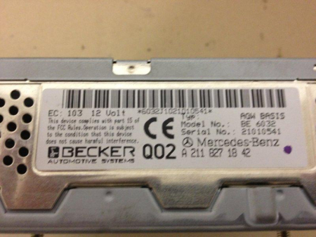 Preview: A2118271842 Mercedes amplifier Becker BE 6032