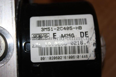 Preview: ABS ESP unit with control unit Mazda 3 Focus 3M512C405HB 10.0960-0119.3 10.0206-0216.4