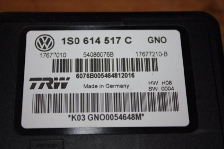 Preview: ABS-ESP control unit 1S0614517C Up, Mii, Citigo