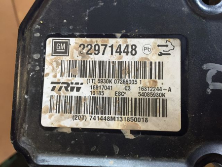 Preview: 22971448 16817041 16312244-A ABS / ESC hydraulic unit controller GM Opel Insignia
