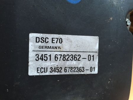 Preview: 0265250200 3451-6782362 3452-6782363 ABS / DSC BMW E70 X5 hydraulic unit