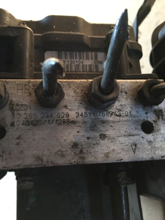 Preview: ABS unit with control unit BMW 0-265-234-029 0265234029 0-265-950-315 0265950315 6766300 6758743