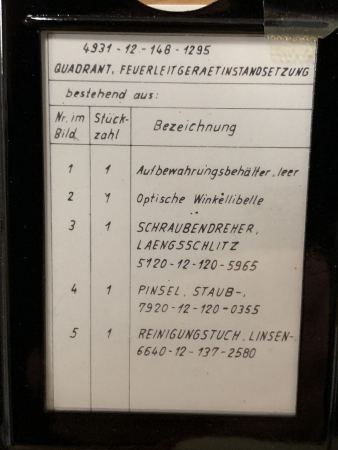 Preview: 4931-12-148-1295 Quadrant fire control unit repair