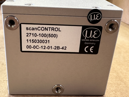 Micro-Epsilon ScanControl 2710-100(500) profile scanner NEW