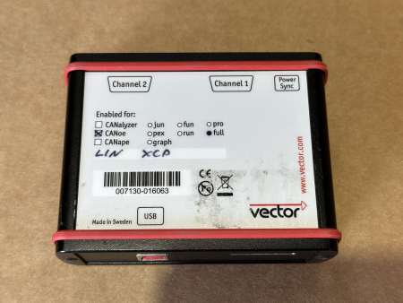 Vector CANcaseXL LOG CAN/LIN Network Interface