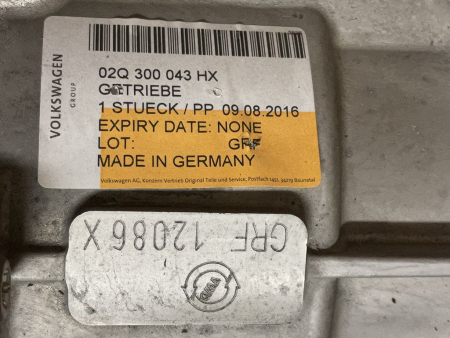 Preview: 02Q300043HX original VAG 6-speed manual gearbox GRF NEW