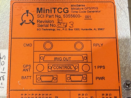 Preview: SCI Technology MiniTCG Miniature GPS/IRIG Time Code Generator 5355600-01 (gebraucht)