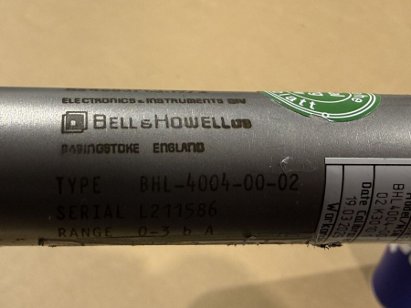 Preview: Bell & Howell Pressure Transducer Drucksensor BHL-4004-00-02 0–3 bar (gebraucht)