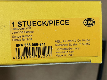6PA358066941 6PA-358-066-941 original HELLA lambda probe NEW