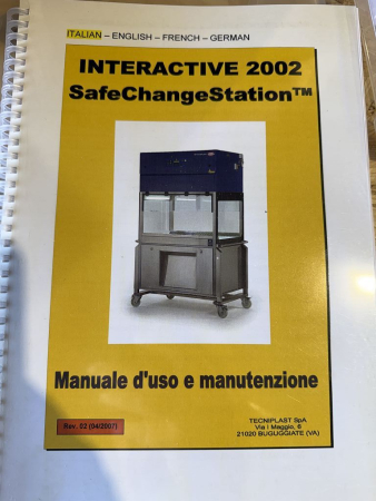 Tecniplast Interactive SafeChange Station Sicherheitswerkbank Changing BH-02A (gebraucht)