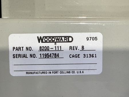 Preview: Woodward Excel 150 Steuergerät Controller 8200-111 Rev. B gebraucht