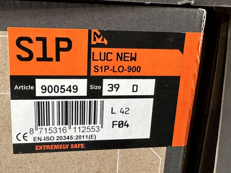 Preview: Emma S1P 900549 Gr. 39/D safety shoes penetration protection Luc