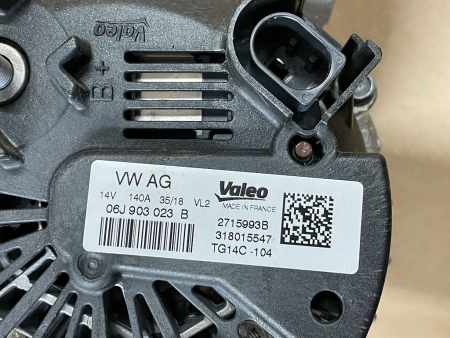 Preview: 06J903023B 06J903023BX original VAG alternator generator 140A 1.8 2.0 petrol NEW