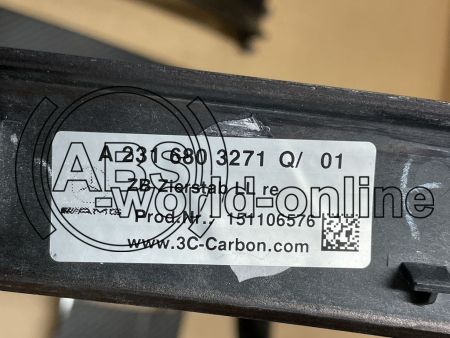 original Mercedes AMG SL-Klasse R231 Styling Zierelemente Carbon Neuwertig