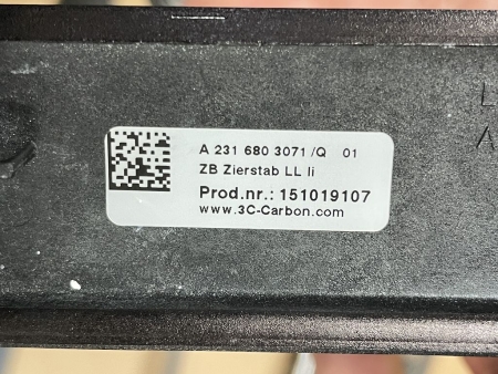 original Mercedes AMG SL-Klasse R231 Styling Zierelemente Carbon Neuwertig