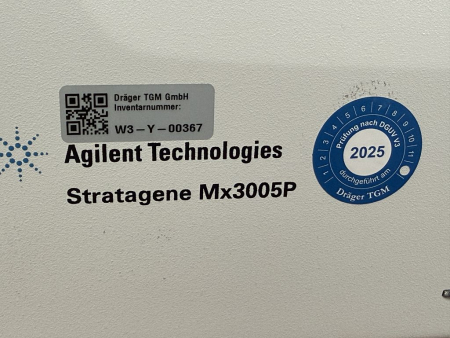 Preview: Agilent Technologies Stratagene Mx3005P PCR-System Thermocycler (gebraucht)