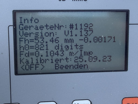 Anix AX 02 Planograph Messsystem auf Makoben PLA1100 Anhänger gebraucht