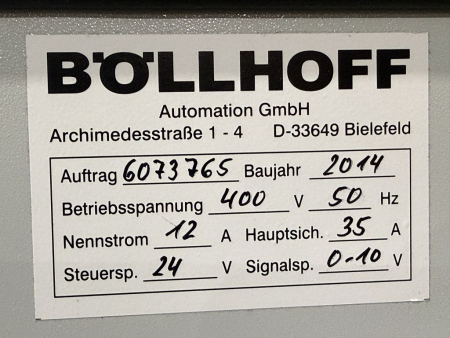 BÖLLHOFF RIVSET Stanznietsystem Halbhohlstanznietsystem Automationsanlage 6073765 gebraucht