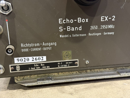 Preview: Wandel & Goltermann Echo-Box EX-2 S-Band Messgerät 2650–2950 MHz gebraucht