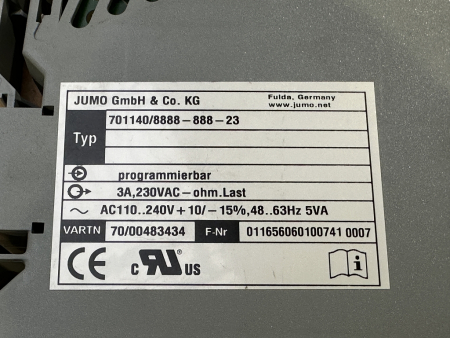 Preview: JUMO TB/TW 701140/8888-888-23 Temperaturwächter