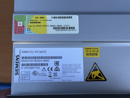 Siemens SIMATIC IPC547E Industrie PC 6AG4104-3KA24-2BA0 gebraucht