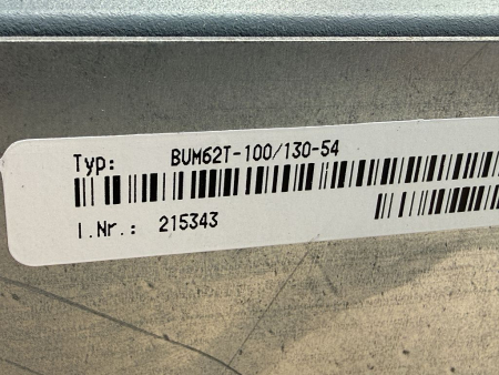 Preview: Baumüller Einbau-Einzelleistungseinheit BUM62T-100/130-54-M-039 BUS6-M gebraucht