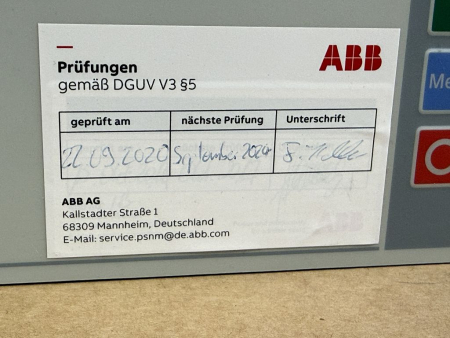 Preview: ABB REG670 Generator Protection IED Schutzgerät 1MRK004826-BA REG670 (gebraucht)