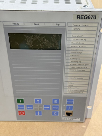 Preview: ABB REG670 Generator Protection IED Schutzgerät 1MRK004826-BA (gebraucht)