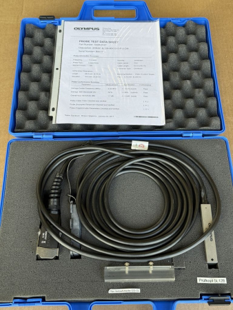 Olympus Phased Array Prüfkopf XAIM-0147 Ultraschallsonde 5L128-96X10-I3-P-5-OM gebraucht