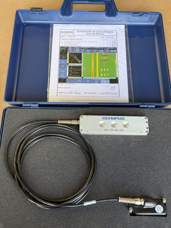 Olympus Phased Array Prüfkopf Ultraschallsonde SAA-128-002-032 gebraucht