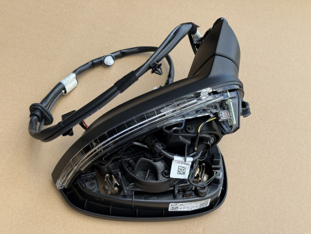 Original Audi Außenspiegelgehäuse A5 S5 RS5 8W6857409AB – links, elektrisch verstellbar, satinschwarz (Neu)