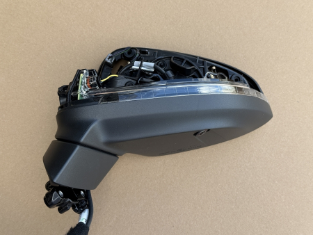 Preview: Original Audi A5 S5 RS5 Außenspiegelgehäuse 8W6857409CG links, elektrisch verstellbar, satinschwarz (Neu)