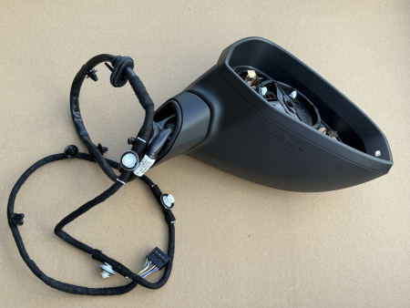 Preview: Original Audi A5 S5 RS5 RHD Außenspiegelgehäuse 8W6857410BT rechts, elektrisch verstellbar, satinschwarz (Neu)