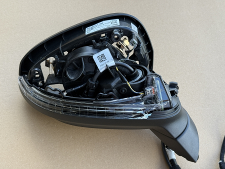 Preview: Original Audi A5 S5 RS5 Außenspiegelgehäuse 8W6857410BQ rechts, elektrisch verstellbar, satinschwarz (Neu)