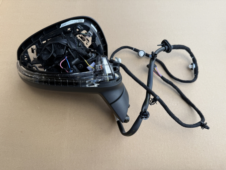 Preview: Original Audi A5 S5 RS5 RHD Außenspiegelgehäuse 8W6857410BS rechts, elektrisch verstellbar, satinschwarz (Neu)