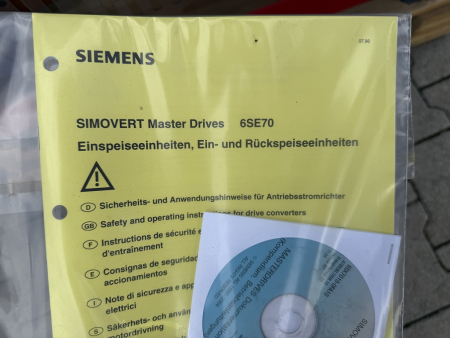 Preview: 6SE7041-3EK85-1AA0 SIEMENS SIMOVERT Masterdrives Ein-/Rückspeiseeinheit (Neu)