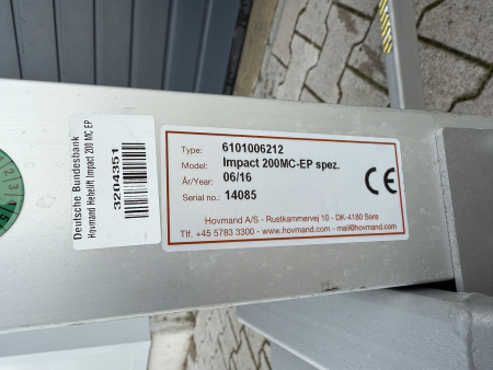 Hovmand Hebelift Impact 200 MC EP (gebraucht – sehr guter Zustand)