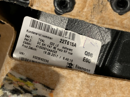 Preview: 4x original Mercedes-Benz V222 door panels leather in nut brown